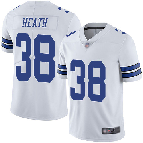 Men Dallas Cowboys Limited White Jeff Heath Road 38 Vapor Untouchable NFL Jersey